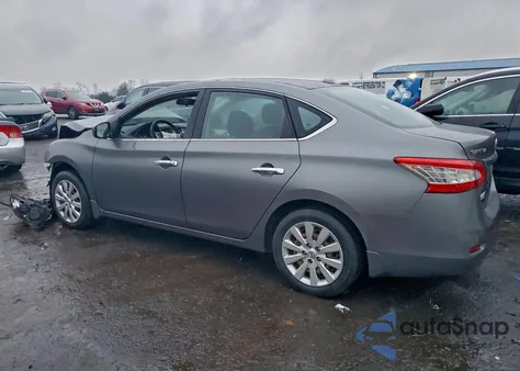 2015 Nissan Sentra S из США, поврежденный, VIN 3N1AB7AP4FL685346